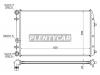 SAT VW0011-1 Радиатор VOLKSWAGEN POLO 02-/SKODA ROOMSTER 06-
