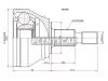 SAT VW808 Шрус наружний SKODA OCTAVIA 04-12VW BORA 98-05COLF IV 97-03JETTA 05-11AUDI A3 96-03