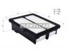 HOSU HSAF0005 Фильтр воздушный HONDA 1.5  FIT 13-/HR-V 15-/ Jazz 14-/Vezel 13-