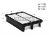 HOSU HSAF0009 Фильтр воздушный HYUNDAI CRETA 1,6/2,0 15-
