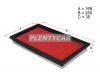 HOSU HSAF0023 Фильтр воздушный NISSAN ALMERA 00-11/PATHFINDER II 97-04/PRIMERA 90-/TEANA 03-