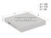 HOSU HSCF0013 Фильтр салона HONDA FIT 01-07/JAZZ 01-13/SUZUKI SX4 06-