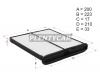 HOSU HSCF0028 Фильтр салона MAZDA CX-5 12-/Mazda3 13-/Mazda6 12-