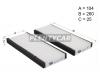 HOSU HSCF0038 Фильтр салона NISSAN PATHFINDER R51 04-14/NAVARA 04-