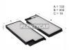 HOSU HSCF0063 Фильтр салона TOYOTA LAND CRUISER 100 /LEXUS LX470 98-07 (комплект)