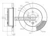 HOSU HSDB0200 Диск тормозной (Сзади) Toyota Crown 03-18 / Lexus GS 05-12 / IS 05-16 / Toyota Crown Majesta 04-13 /