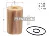 HOSU HSOF0011 Фильтр масляный (картридж) TOYOTA LAND CRUISER 200,LX570 1VDFTV,3UR-FE 07-