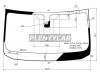 XYG BMW-F10-13-VCSLFW/X Стекло лобовое в клей BMW 5-SERIES F10/F11 13- 4/5D