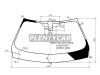 XYG BMW-F30-VCSLFW/X Стекло лобовое в клей BMW 3-SERIES F30 4/5D 2012-