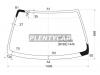 XYG SO3LFW/X Стекло лобовое в клей HONDA CIVIC 95-00 2/3D CPE/HBK