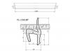FLEXLINE FL-1591BT Молдинг лобового стекла JEEP GRAND CHEROKEE 05-10