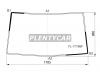 FLEXLINE FL-1719BF Молдинг лобового стекла VOLKSWAGEN CRAFTER/MERCEDES BENZ SPRINTER 06-