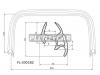 FLEXLINE FL-2001BZ Молдинг лобового стекла TOYOTA RAV4 94-00