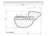 FLEXLINE FL-2301BT Молдинг лобового стекла  AUDI A4/S4/RS4 07-