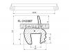 FLEXLINE FL-2428BT Молдинг лобового стекла MITSUBISHI GALANT 04-