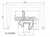 FLEXLINE FL-2752BZ Молдинг лобового стекла MAZDA CX-9 07-
