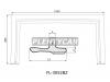 FLEXLINE FL-3052BZ Молдинг лобового стекла LEXUS RX350/450H 09-