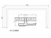 FLEXLINE FL-3138BZ Молдинг лобового стекла TOYOTA PRIUS 09-