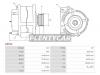 AS-PL A6012 Генератор TOYOTA COROLLA/CORONA/SPRINTER CARIB 1.6/1.8 92-00/LIFAN SOLANO 1.5 10- 4/7AFE/LF479Q2 12V