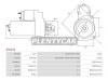 AS-PL S3111S Стартер Hyundai Elantra 00-09 / Getz 02-11 / Sonata 93-98 / Kia Cerato 04-07 / Rio 05-09 / Hyundai A