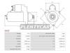 AS-PL S6029 Стартер Toyota Avensis (T220,T250) 97-08 / Camry (XV30,XV40,XV50,XV70) 94-21 / RAV4 (CA20,XA30,XA40)