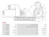 AS-PL S6158 Стартер Honda CR-V 95-01 (1,1 kW/ Z=9)