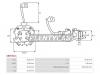 AS-PL SBH0011 Щеточный узел cтартера VW GOLF/PASSAT/AUDI 100/80/A4/A6/FORD FIESTA/ORION/TRANSIT