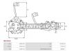 AS-PL SBH5004 Щеточный узел cтартера NISSAN NAVARA 05- YD25DDT/MITSUBISHI PAJERO 3.2 00- 4M41