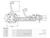 AS-PL SBH9035 Щеточный узел cтартера HONDA ACCORD 03- K24A2/CIVIC FD/FN/FK 06- R18A1/R18A2