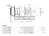 AS-PL SD2042 Бендикс Nissan Qashqai 10-13 / Tiida 08-14 / X-Trail 07-11 / Renault Clio 05-16