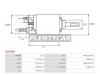 AS-PL SS0289S Втягивающее реле стартера TOYOTA COROLLA/AVENSIS 1/3/4ZZFE