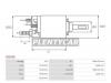 AS-PL SS2028 Втягивающее реле стартера NISSAN QASHQAI 2.0 MR20DE 06-/RENAULT MEGANE 2.0 09- M4R711