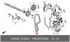 HONDA 14400P2A004 РЕМЕНЬ ПРИВОДА ГРМ