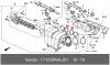 HONDA 17105PNAJ01 GASKET/INJECTOR B