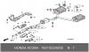 HONDA 18215S2A000 RUB,EXH.MTG.