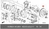 HONDA 45251SMCN11 DISK,FR BRAKE (15