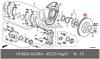 HONDA 45251T1EG01 Тормозной диск передний