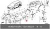 HONDA 75313T0AA01 Молдинг двери задней правой нижний