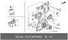 HONDA 91212RTA003 Сальник коленвала передний Honda Accord, Civic, CR-V