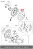 HYUNDAI / KIA (MOBIS) 584112H000 ТОРМОЗНОЙ БАРАБАН