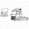 COVIND 0FH/110 панель передняя кабины нижн.//VOLVO FH12(G1/2), FH16(G1/2)