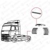 COVIND 0FH/510 0FH510 Фиксатор крыла резиновый VOLVO 8156556