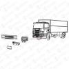 COVIND 144/155 Корпус фары левый