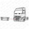 COVIND 2FH/150 передняя панель без решеток// Volvo FH12/16 NEW