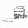 COVIND 2FH/93 нижн. часть бампера левая //Volvo FH12/16 FM9/12