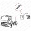 COVIND 385/505 Держатель брызговика резиновый Renault PREMIUM/MANTGA/TGS/TGX