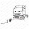 COVIND 3FH/135 Накладка корпуса фары левая Volvo vers 3