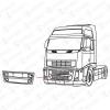 COVIND 3FH/150 3FH150 Передняя панель чёрная VOLVO 21445302, 82056840