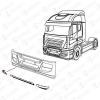 COVIND 560/101 бампер правая часть низ //IVECO STRALIS AD-AT