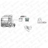 COVIND 943/519 943519 Задняя часть брызговика Mercedes-Benz A9305200020